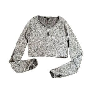 Gymshark Heathered Gray Crop Top